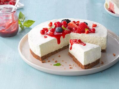 Cheesecake s jahodami