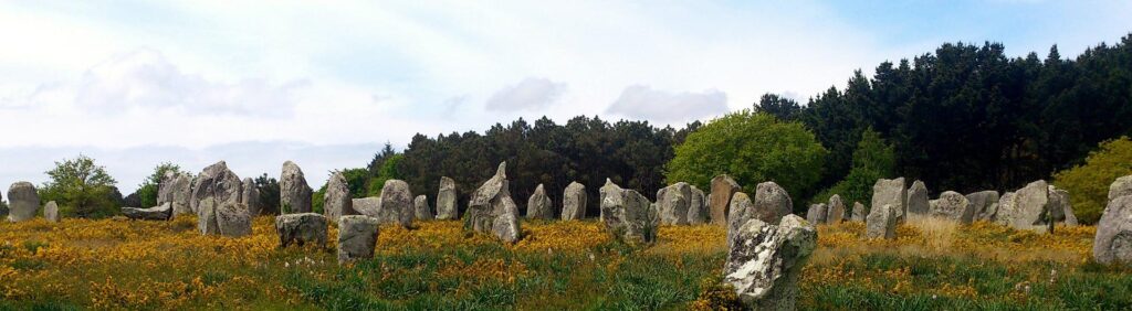 Řady menhirů v Carnac