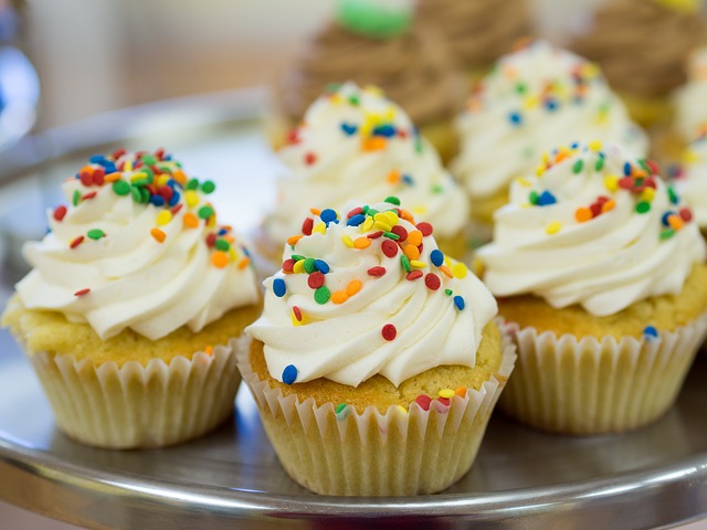 Vanilkové cupcakes