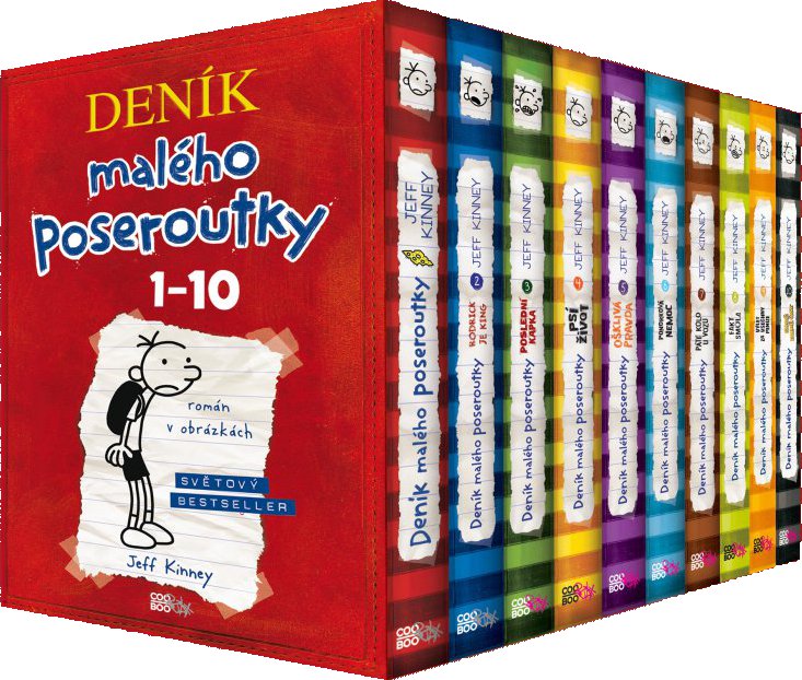 Deník malého poseroutky- dárky pro kluky
