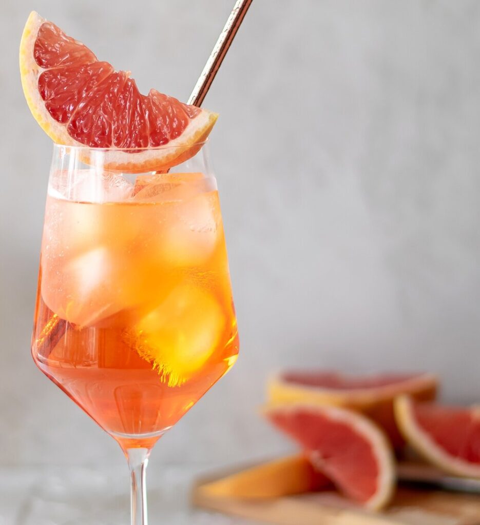 Aperol s grapefruitovým džusem