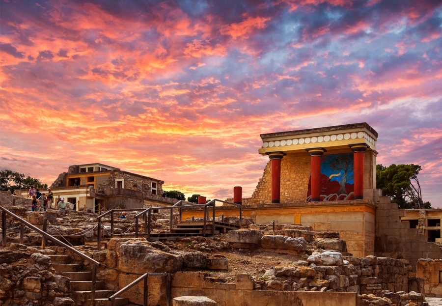 Kréta - palác Knossos