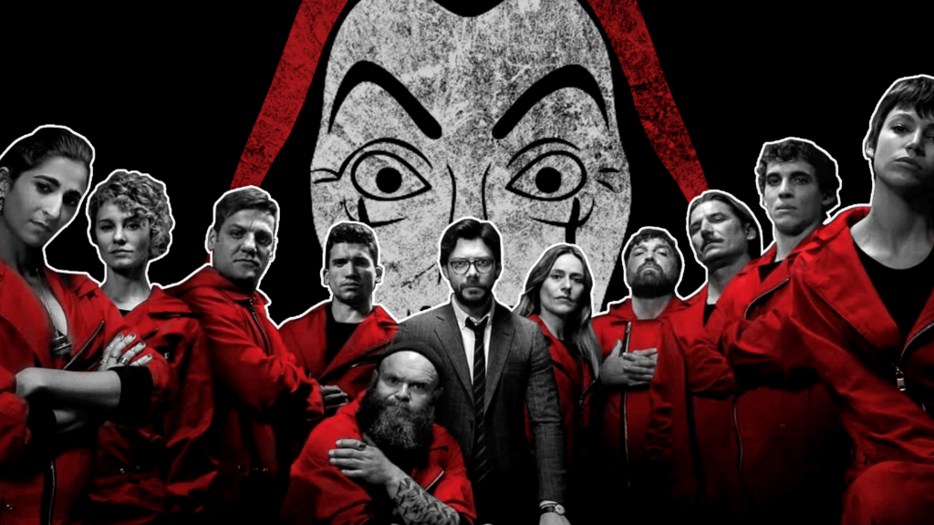 Nejlepší seriály netflix - La casa de Papel