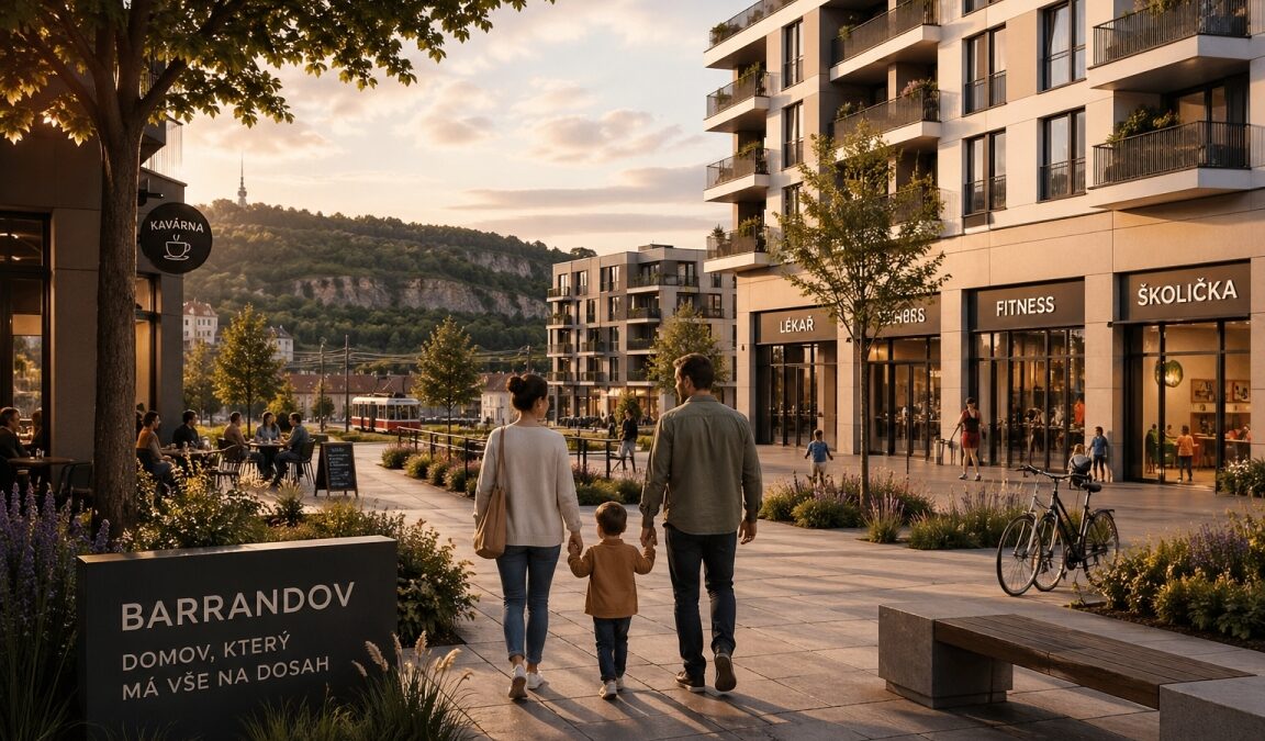 Čtvrť Barrandov v Praze