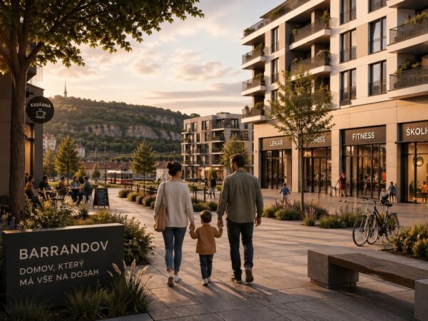Čtvrť Barrandov v Praze